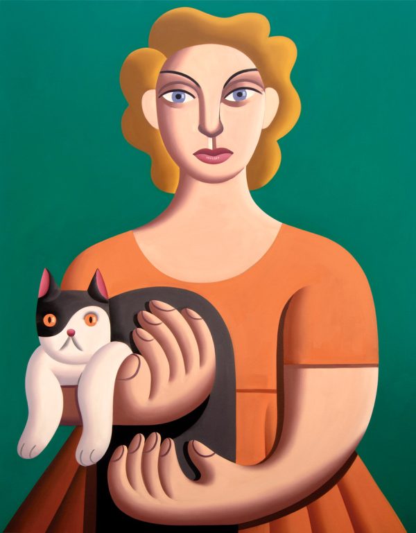 CHICA CON GATO (WILLIAM THOMPSON BARTOLL)